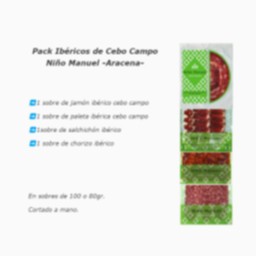 Pack ibéricos cebo campo-Spanishflavors.es
